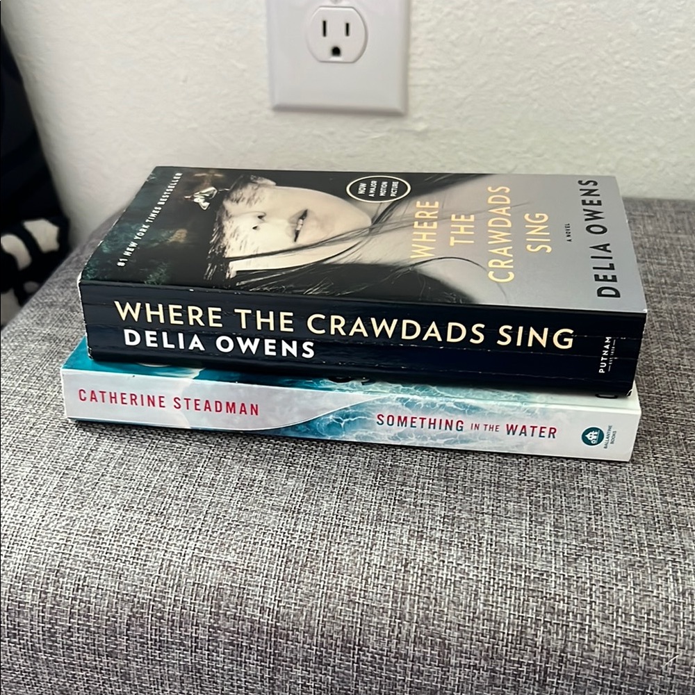 EUC Where the Crawdads Sing and Something in the Water Book Set